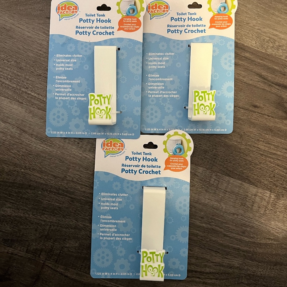 3 Idea Factory Potty Hooks